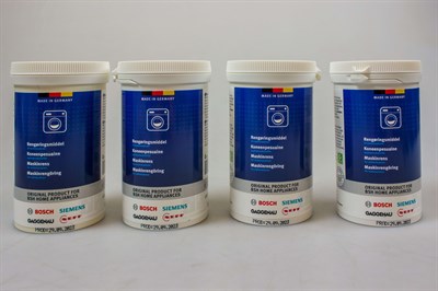 Koneen puhdistusaine, Bosch pesukone - 4x200 g