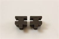 Kiinnikkeet sivukiskoihin, Bosch mikroaaltouuni - 22 mm x 20 mm (takimmainen)