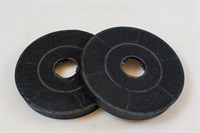 Hiilisuodatin, Beko liesituuletin - 158 mm (2 kpl)