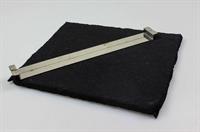 Hiilisuodatin, Eico liesituuletin - 202 mm x 228 mm (sis. 2 metallikiinnikettä)